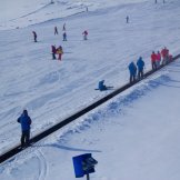 Подъемник на учебной трассе Подъемник на учебной трассе